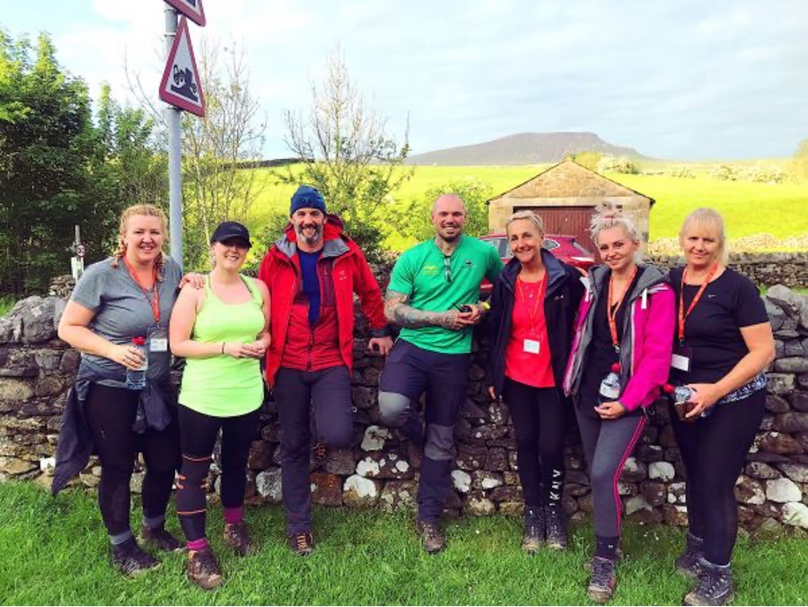 Team Challinor and Billups take on the Yorkshire Three Peaks
