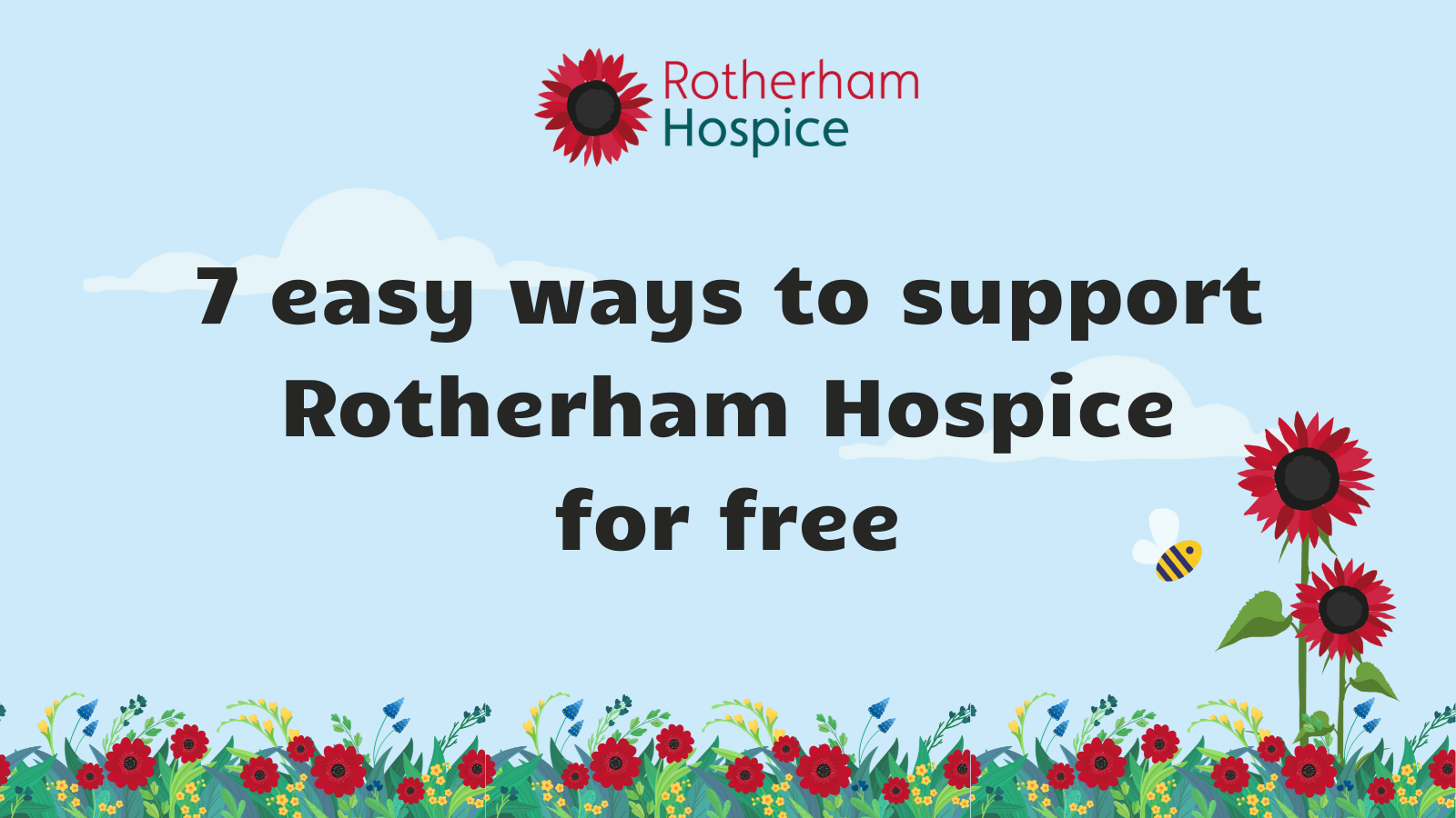 7 easy ways to support Rotherham Hospice for free