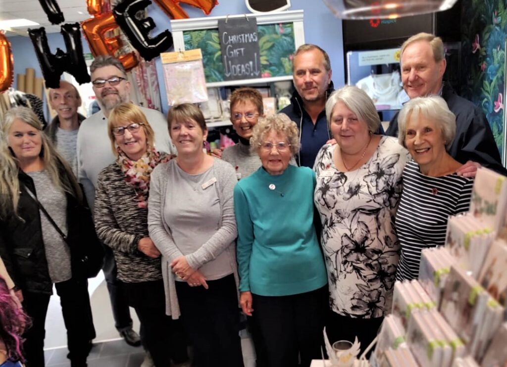 Volunteers and Staff at Wickersley Shop