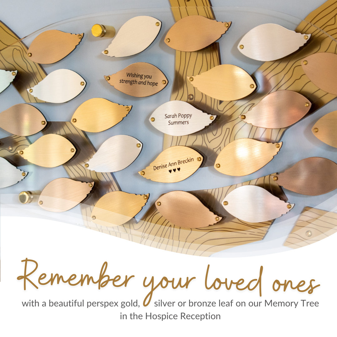 Remembering your loved on on the Rotherham Hospice Memory Tree