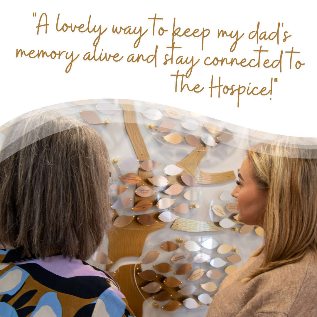 Remembering dad with the Rotherham Hospice Memory Tree