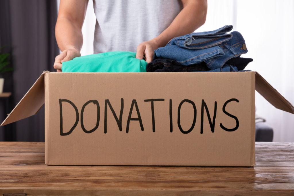 donations for Rotherham Hospice shops