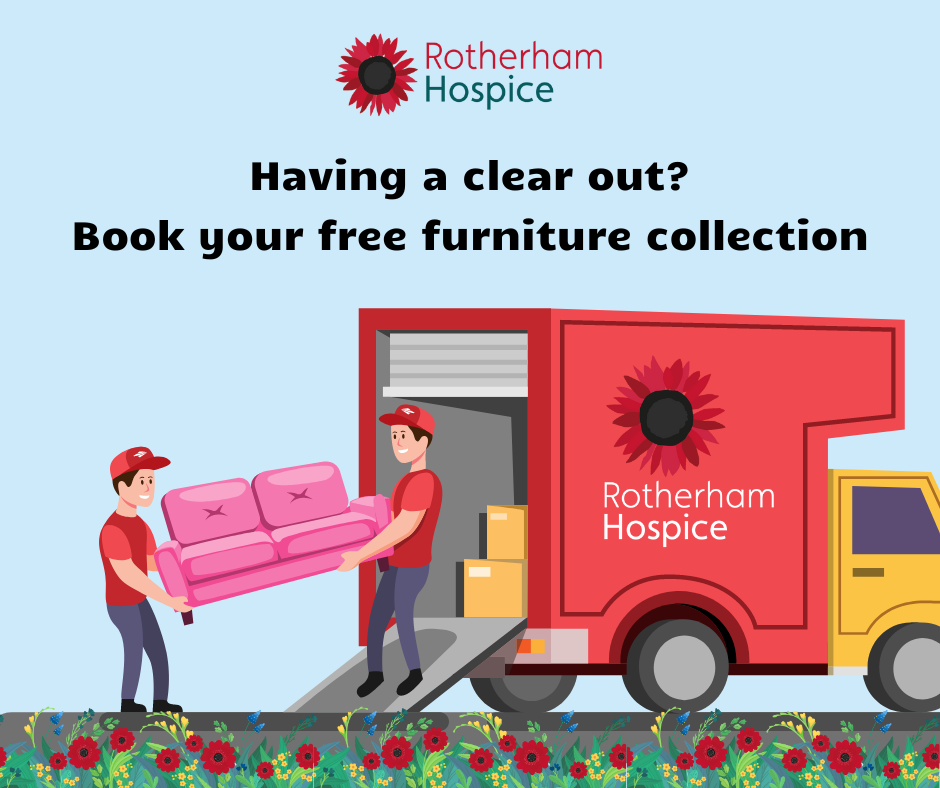 Free Furniture Collection Service with Rotherham Hospice Rotherham