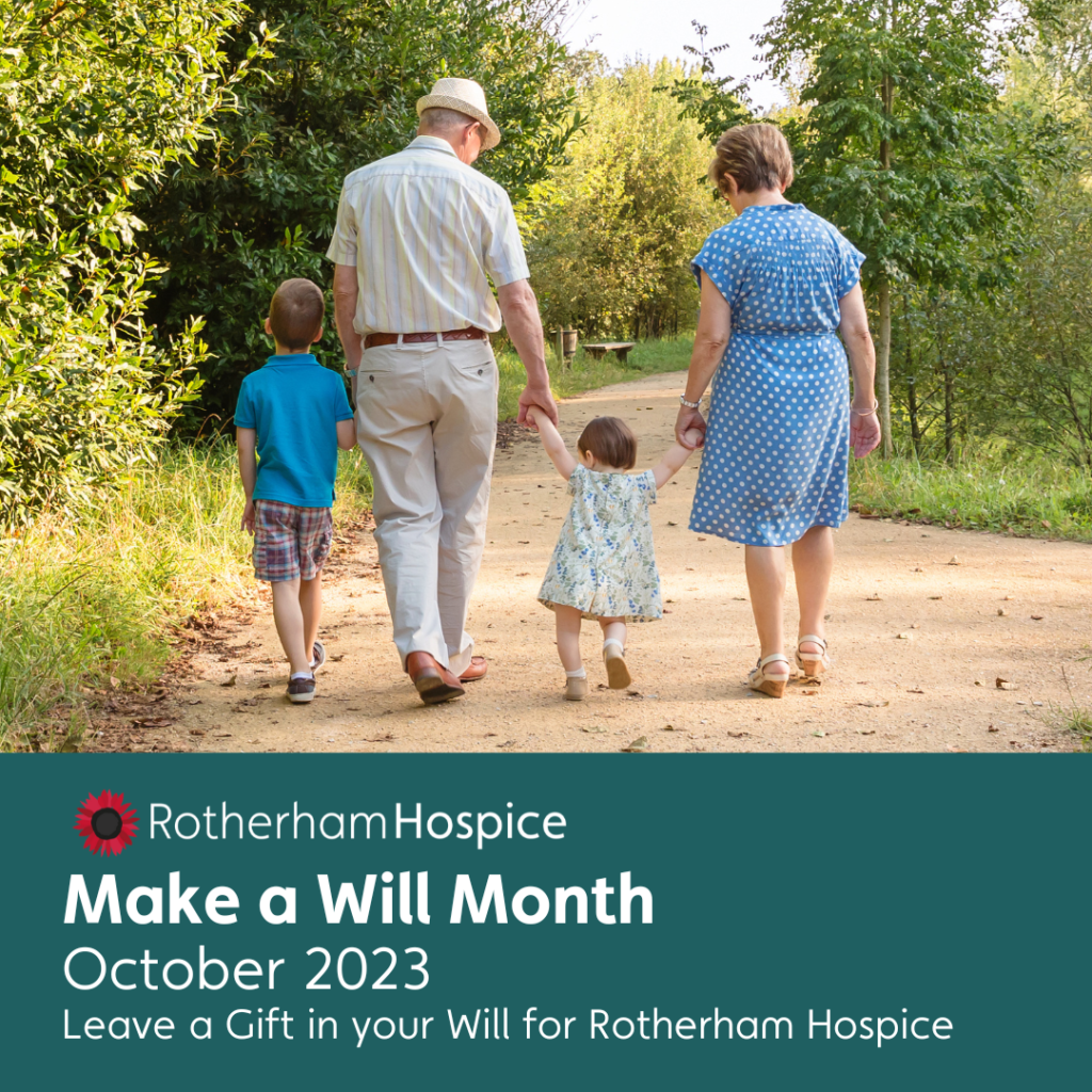 Make a Will Month with Rotherham Hospice