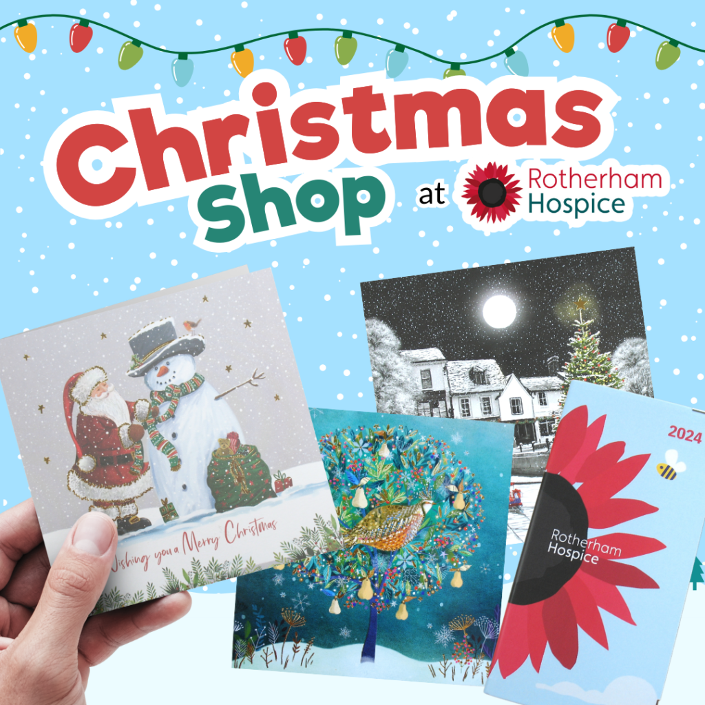Christmas shop with Rotherham Hospice