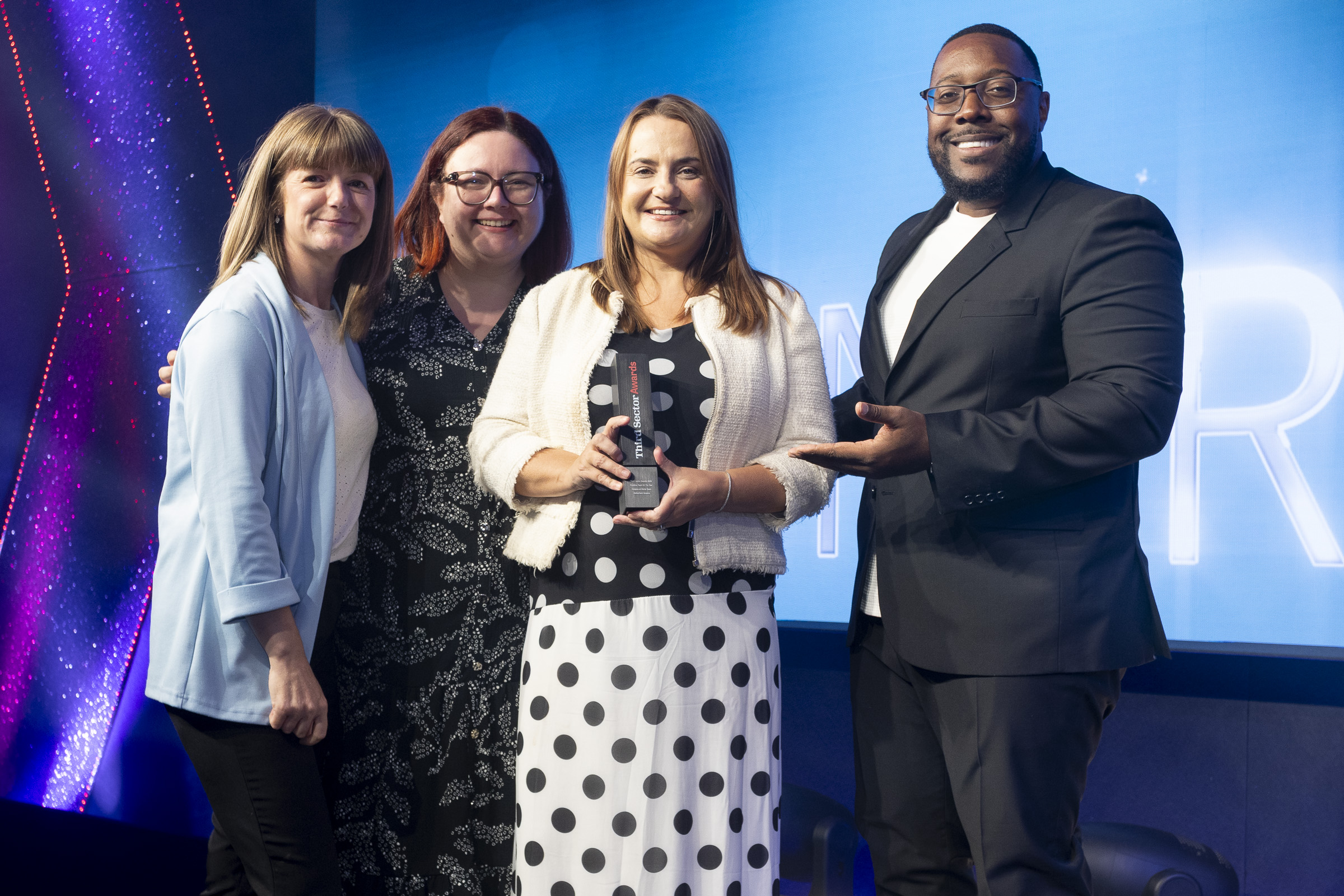 Rotherham Hospice Hospice at Home winning Frontline Team of the Year Third Sector Awards 2026